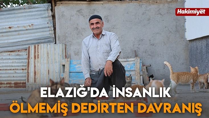 Elazığ'da insanlık ölmemiş dedirten davranış