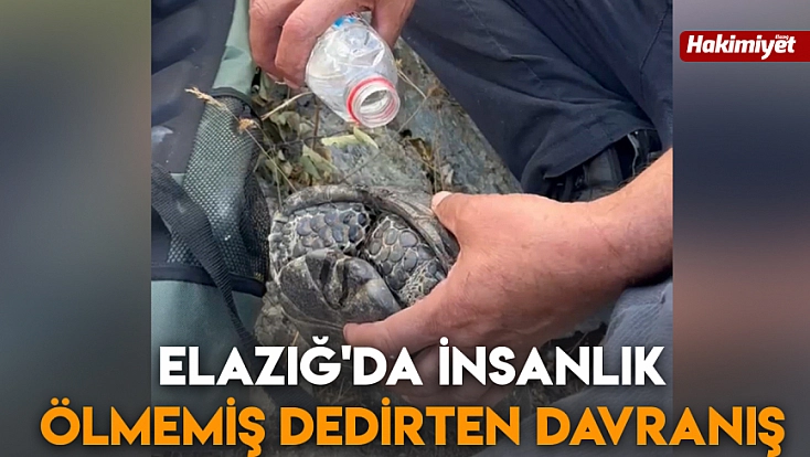 Elazığ'da insanlık ölmemiş dedirten davranış