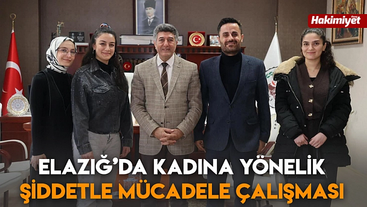 Elazığ’da kadına yönelik şiddetle mücadele çalışması