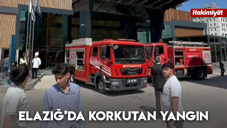 Elazığ'da korkutan yangın