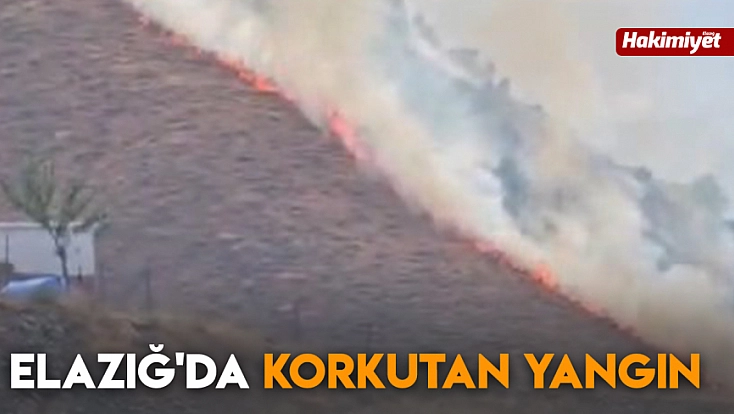 Elazığ'da korkutan yangın