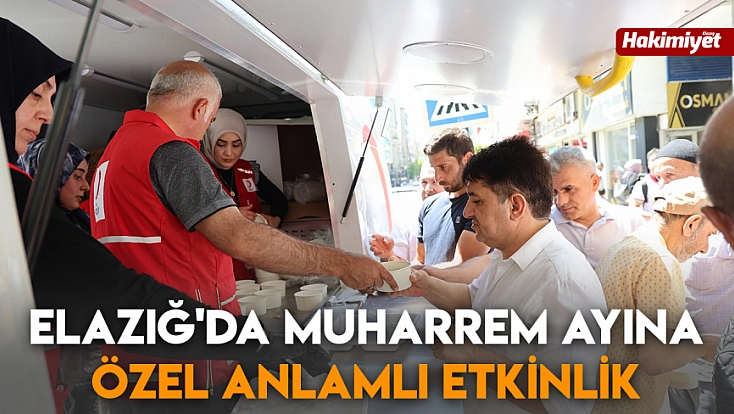 Elazığ'da Muharrem ayına özel anlamlı etkinlik