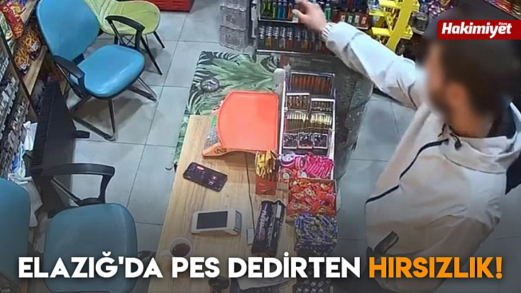 Elazığ'da pes dedirten hırsızlık!