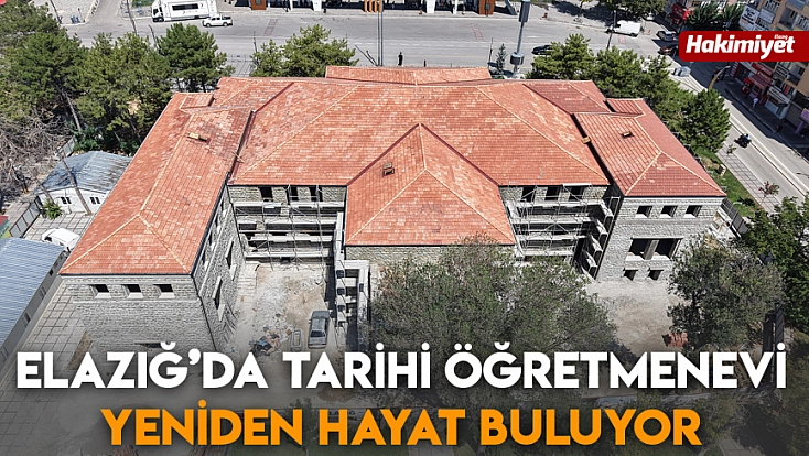 Elazığ’da Tarihi Öğretmenevi yeniden hayat buluyor