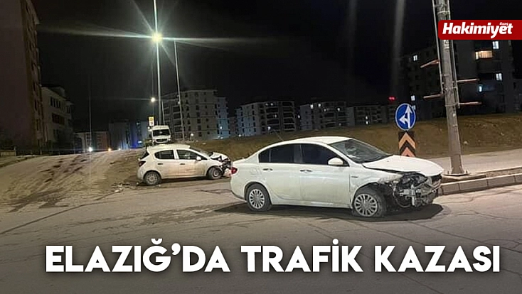 Elazığ’da trafik kazası