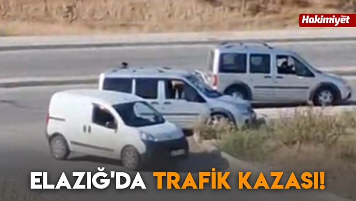 Elazığ'da trafik kazası!