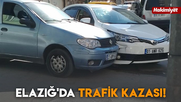 Elazığ'da trafik kazası!