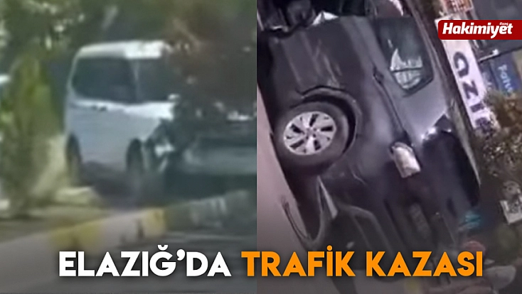 Elazığ'da trafik kazası!