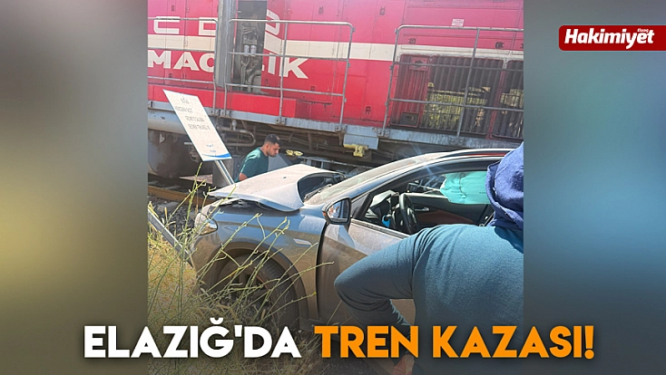 Elazığ'da tren kazası!