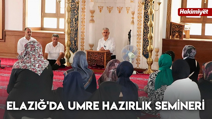 Elazığ'da umre hazırlık semineri