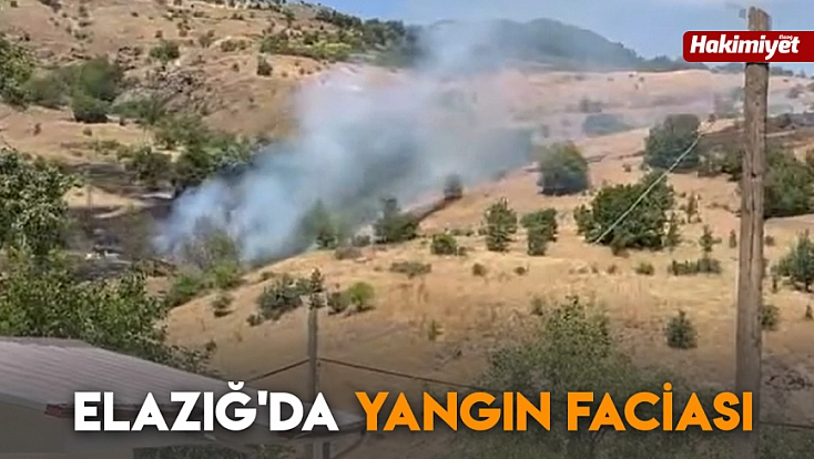 Elazığ'da yangın faciası
