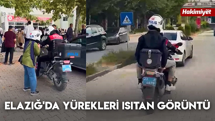 Elazığ'da yürekleri ısıtan görüntü