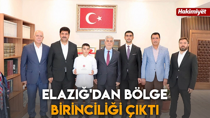 Elazığ'dan bölge birinciliği çıktı