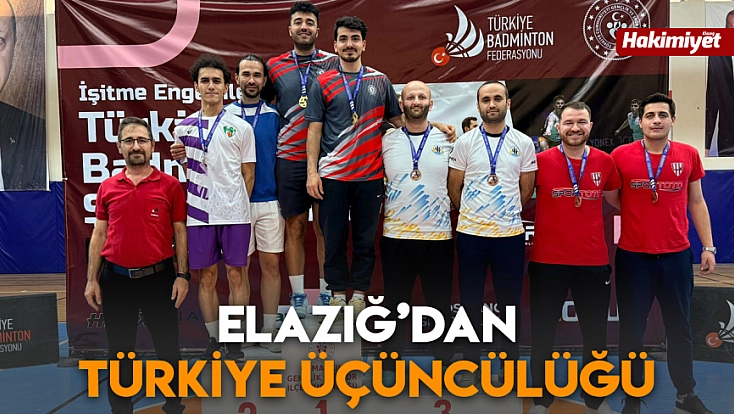 Elazığ’dan Türkiye Üçüncülüğü
