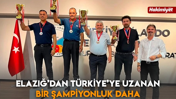 Elâzığ’dan Türkiye’ye uzanan bir şampiyonluk daha
