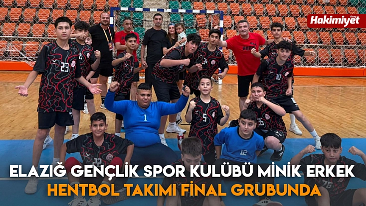 Elazığ gençlik spor kulübü minik erkek hentbol takımı final grubunda