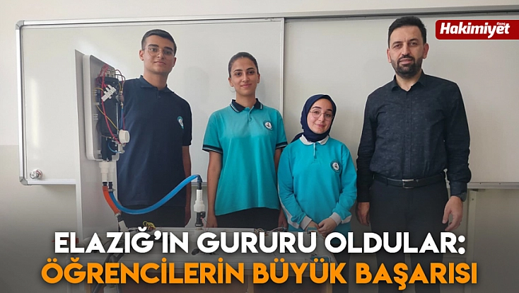Elazığ’ın gururu oldular: Öğrencilerin büyük başarısı