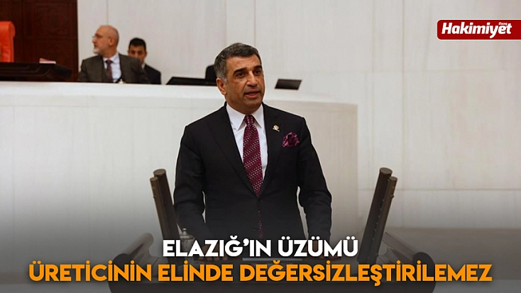 Elazığ’ın üzümü üreticinin elinde değersizleştirilemez