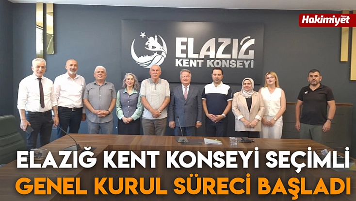 Elazığ Kent Konseyi seçimli genel kurul süreci başladı