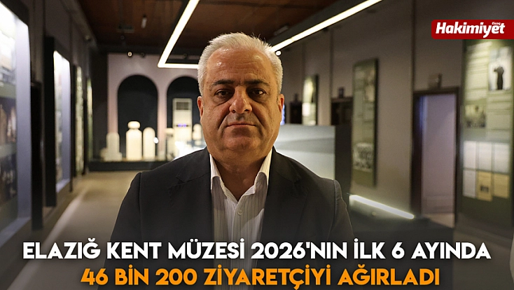Elazığ Kent Müzesi 2026'nın İlk 6 Ayında 46 Bin 200 Ziyaretçiyi Ağırladı