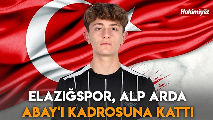Elazığspor, Alp Arda Abay'ı kadrosuna kattı