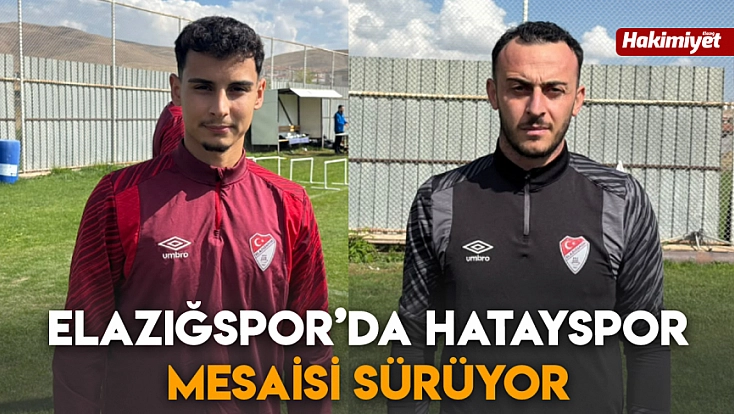Elazığspor’da Hatayspor mesaisi sürüyor