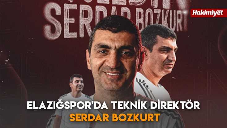 Elazığspor'da teknik direktör Serdar Bozkurt