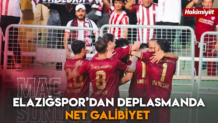 Elazığspor’dan deplasmanda net galibiyet