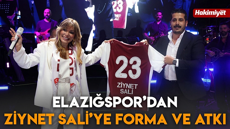 Elazığspor’dan Ziynet Sali’ye forma ve atkı