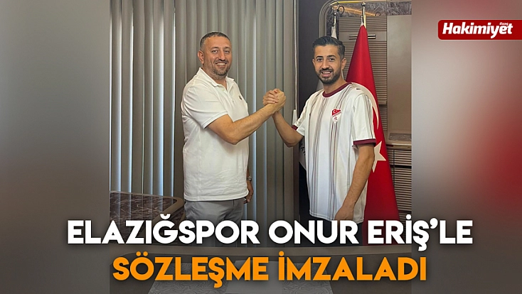 Elazığspor Onur Eriş’le sözleşme imzaladı