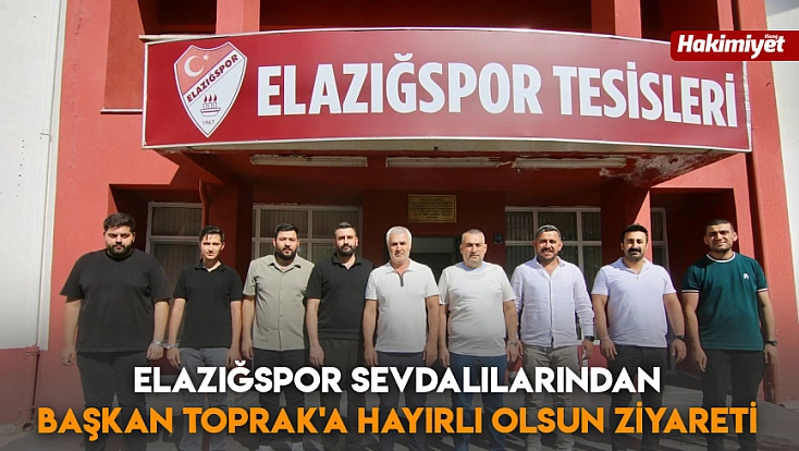 Elazığspor Sevdalılarından Başkan Toprak'a hayırlı olsun ziyareti