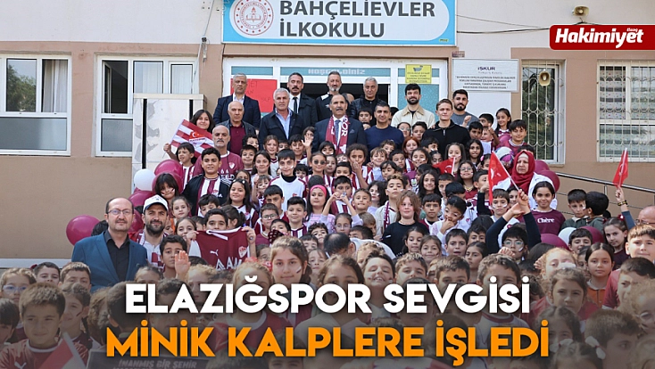 Elazığspor sevgisi minik kalplere işledi