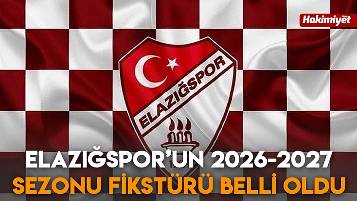 Elazığspor’un 2026-2027 Sezonu Fikstürü belli oldu
