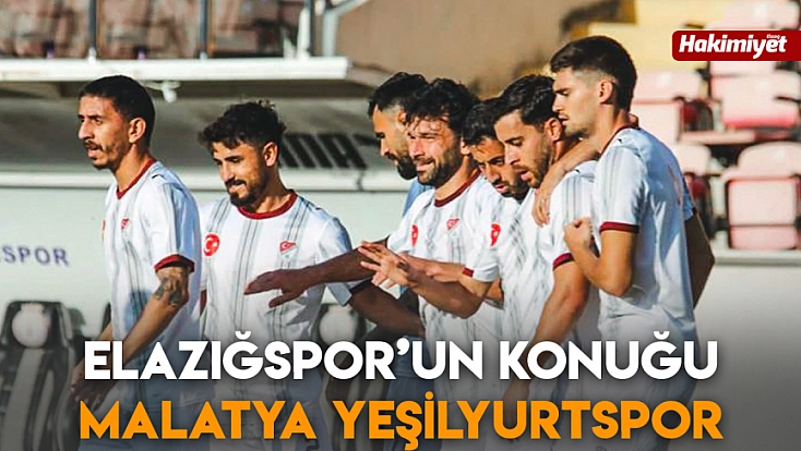 Elazığspor’un konuğu Malatya Yeşilyurtspor