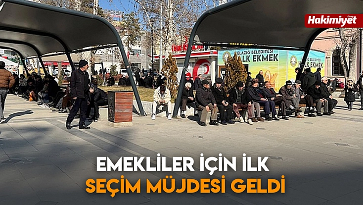 Emekliler için ilk seçim müjdesi geldi