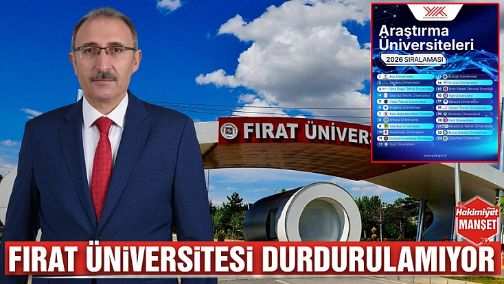 Fırat Üniversitesi durdurulamıyor