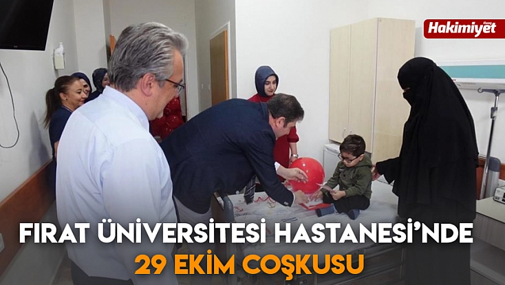 Fırat Üniversitesi Hastanesi’nde 29 Ekim coşkusu