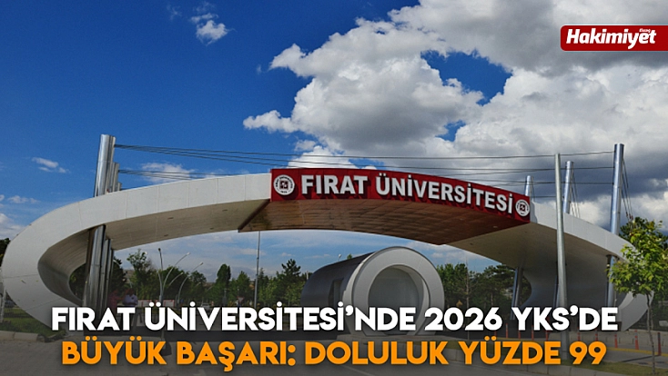 Fırat Üniversitesi’nde 2026 YKS’de büyük başarı: Doluluk yüzde 99