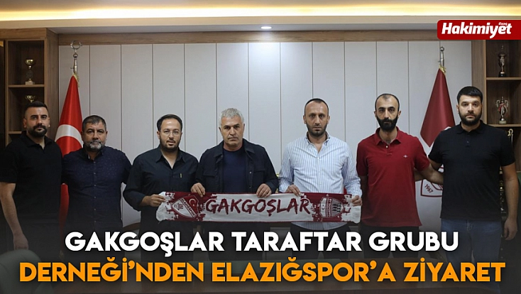 Gakgoşlar Taraftar Grubu Derneği’nden Elazığspor’a ziyaret