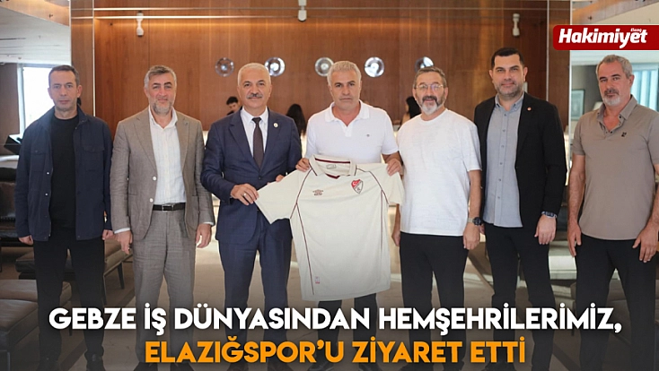 Gebze iş dünyasından hemşehrilerimiz, Elazığspor’u ziyaret etti