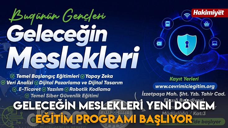 Geleceğin Meslekleri Yeni Dönem Eğitim Programı başlıyor