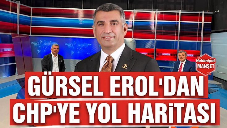 Gürsel Erol'dan CHP’ye yol haritası