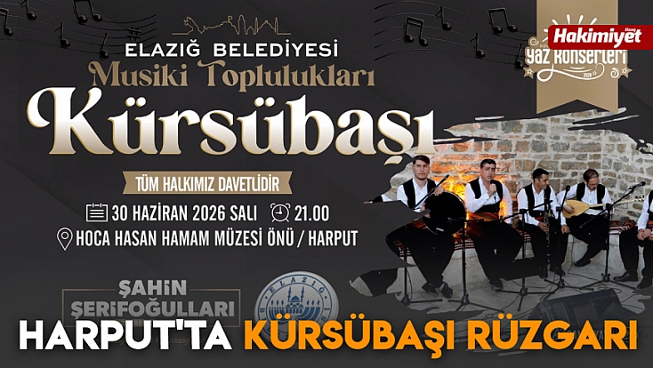 Harput'ta kürsübaşı rüzgarı