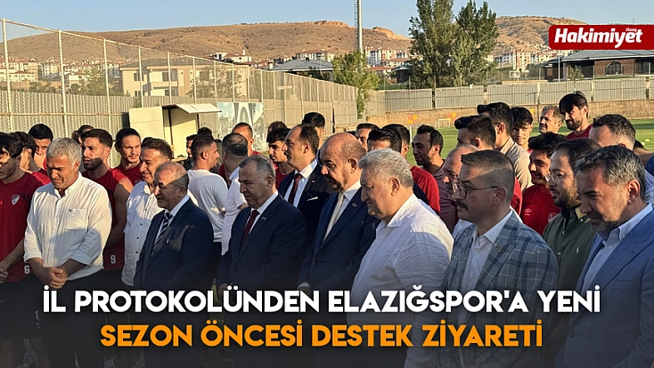 İl protokolünden Elazığspor'a yeni sezon öncesi destek ziyareti