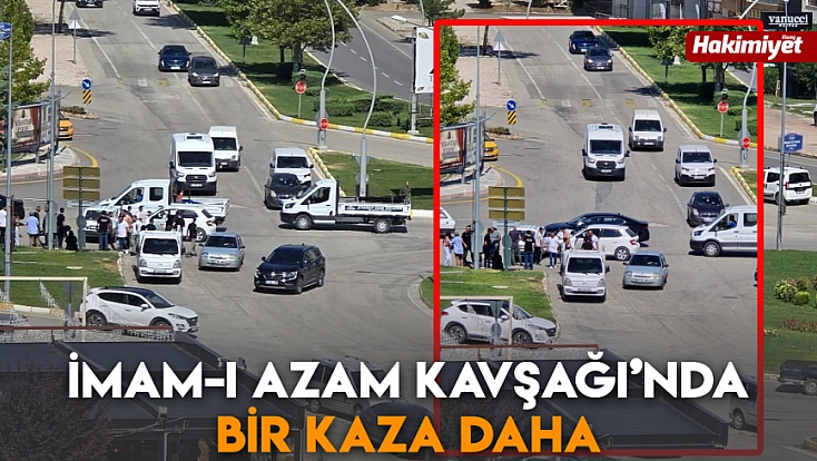 İmam-ı Azam Kavşağı’nda bir kaza daha