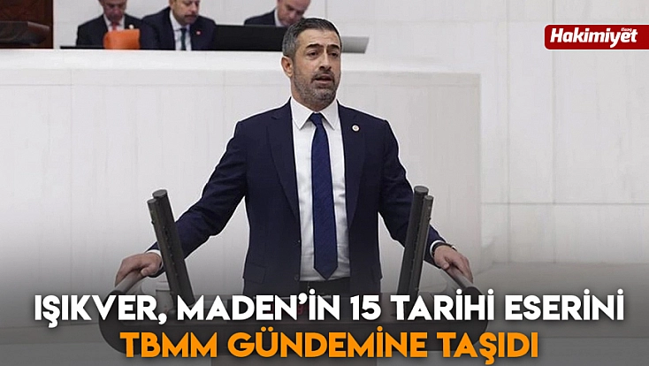 Işıkver, Maden’in 15 tarihi eserini TBMM gündemine taşıdı