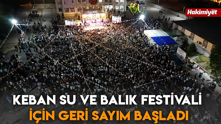 Keban Su ve Balık Festivali için geri sayım başladı