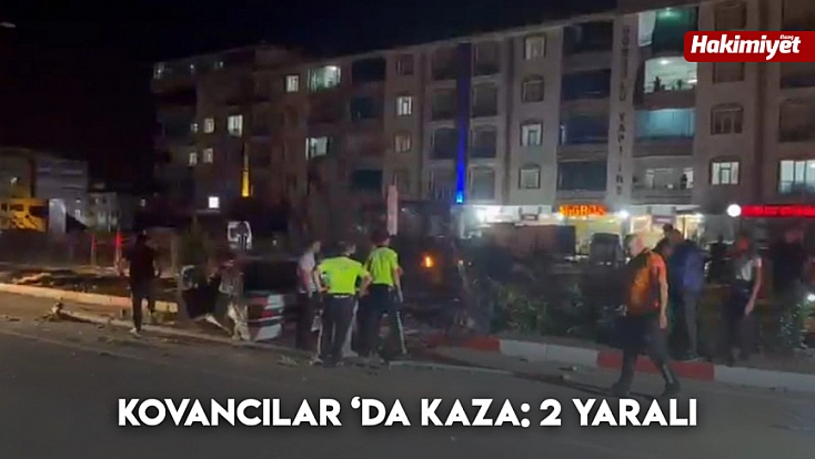 Kovancılar ‘da kaza: 2 yaralı