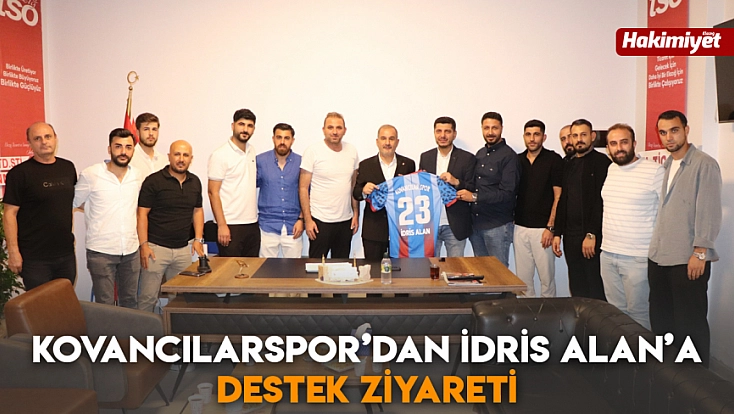 Kovancılarspor’dan İdris Alan’a destek ziyareti