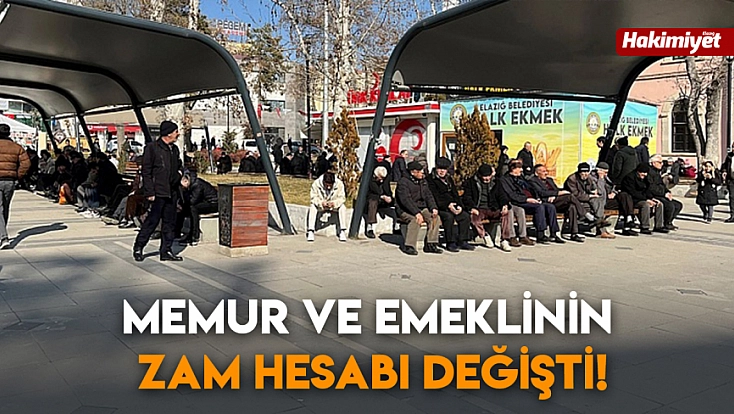 Memur ve emeklinin zam hesabı değişti!